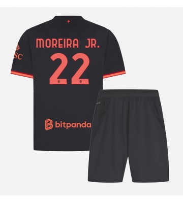 AC Milan Diego Moreira #22 Replika Tredje Tröja Barn 2026-27 Kortärmad (+ Korta byxor)